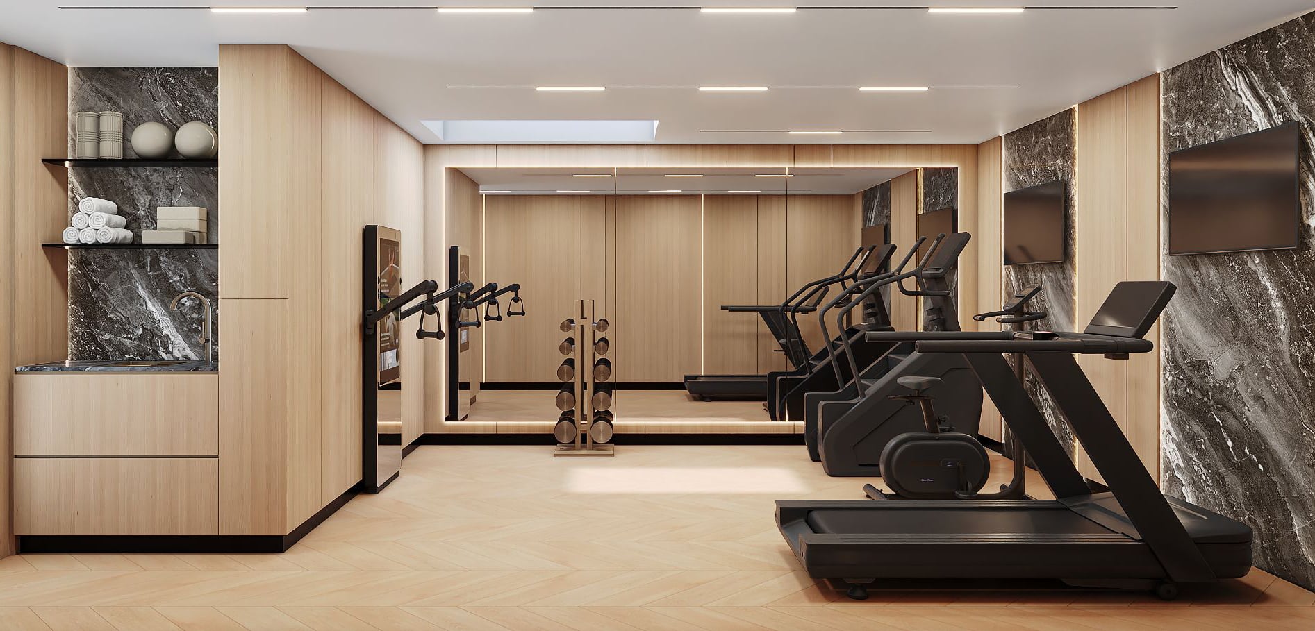 Italia in South Granville by Solterra Development. Italian inspired home in Vancouver. Italia amenity gym.