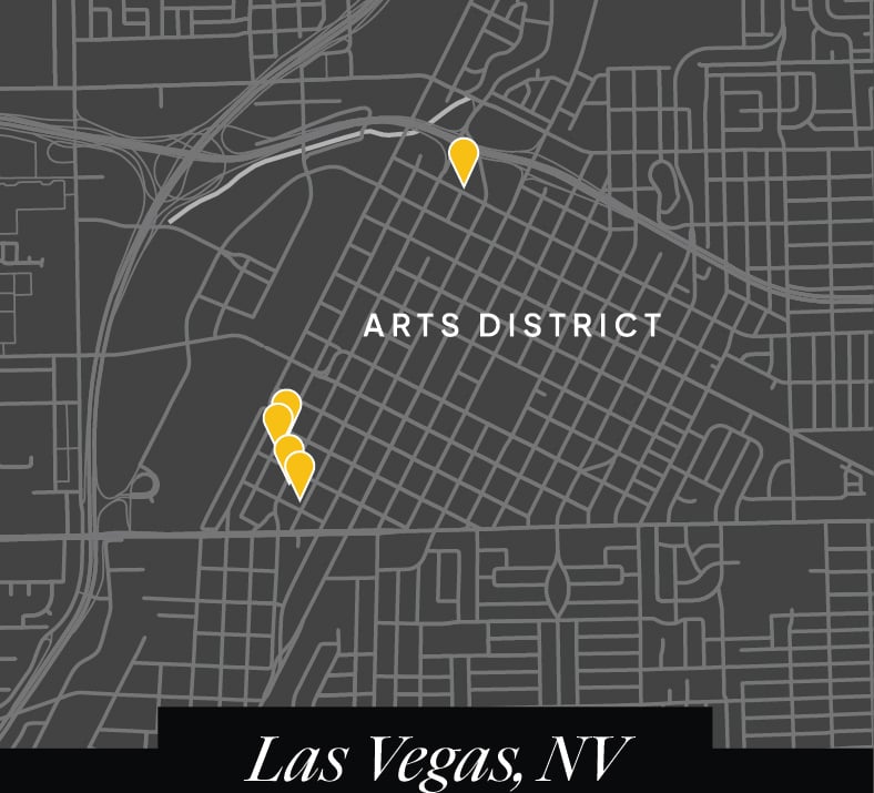 Las Vegas map