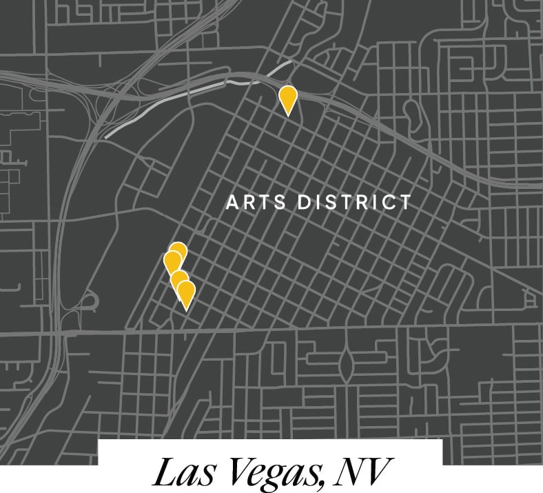 Las Vegas map