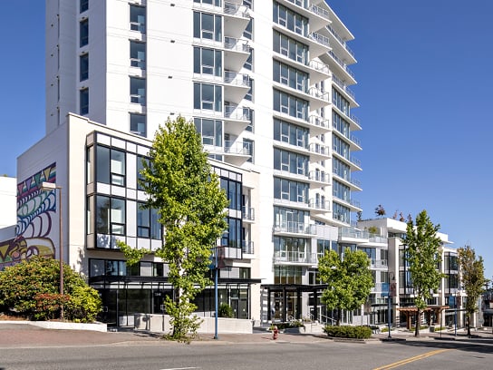 Commercial space, Monaco in White Rock by Solterra Development.
