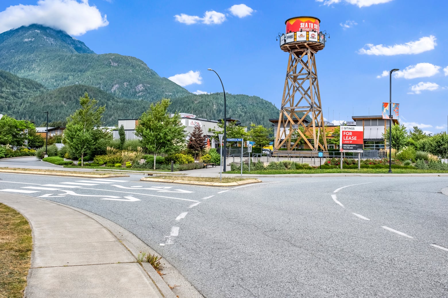 Commercial space, Squamish Retail Park by Solterra Development.
